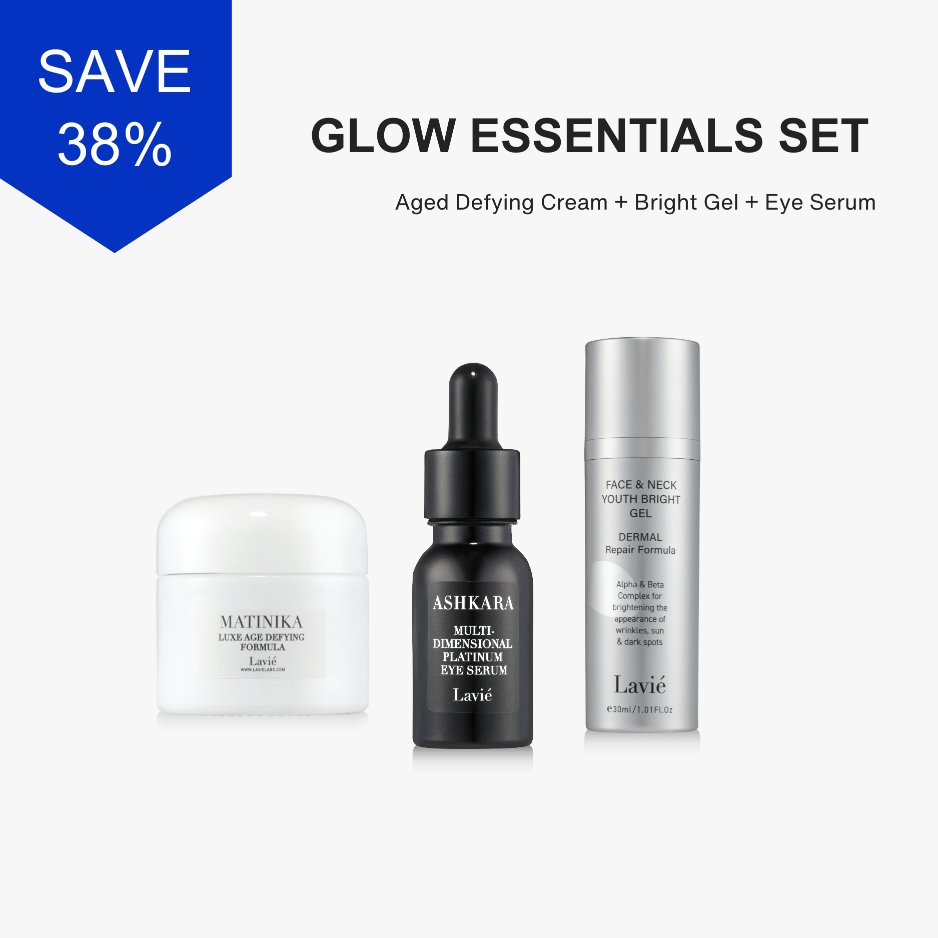 38% OFF Glow Essentials Set (Age Defying Cream + Youth Bright Gel + Eye Serum)